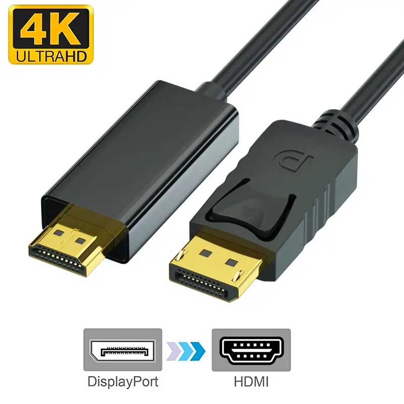 Cablu DisplayPort - HDMI, Lungime 1.8M, ElectroAZ