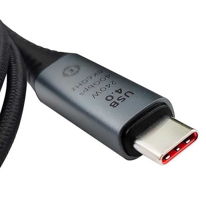 Cablu Inteligent USB Tip C 4.0 cu Display, putere 40Gbps/240W, rezolutie 8K - 1M, ElectroAZ
