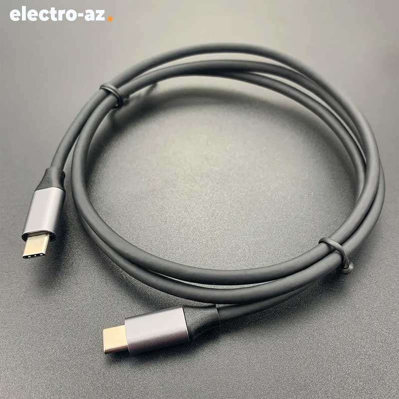 Cablu USB Tip C Gen 3.2, PD 100W, Rezolutie 4K - 2 Metri, ElectroAZ