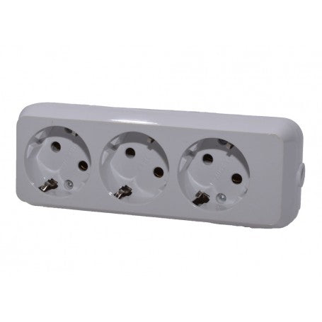 Cap Prelungitor cu 3 Prize cu Ceramica