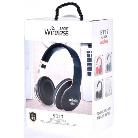 Casti Audio Wireless cu FM si MP3 ST17