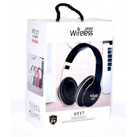 Casti Audio Wireless cu FM si MP3 ST17