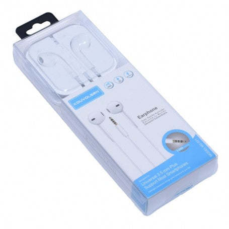 Casti Audio Tip Dop, Jack 3,5mm, M2-Alb