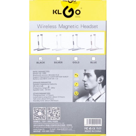 Casti Wireless Magnetice Sport KGLO BT