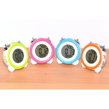 Ceas Digital Colorat cu Sonerie si Data