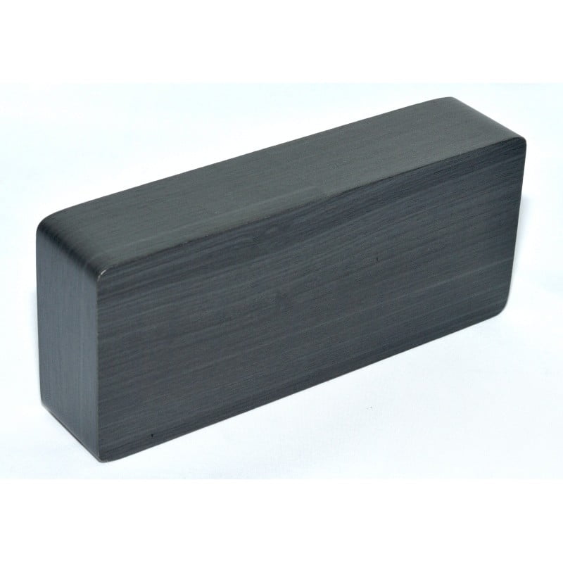 Ceas Digital Mare, Lemn Negru, LED Verde