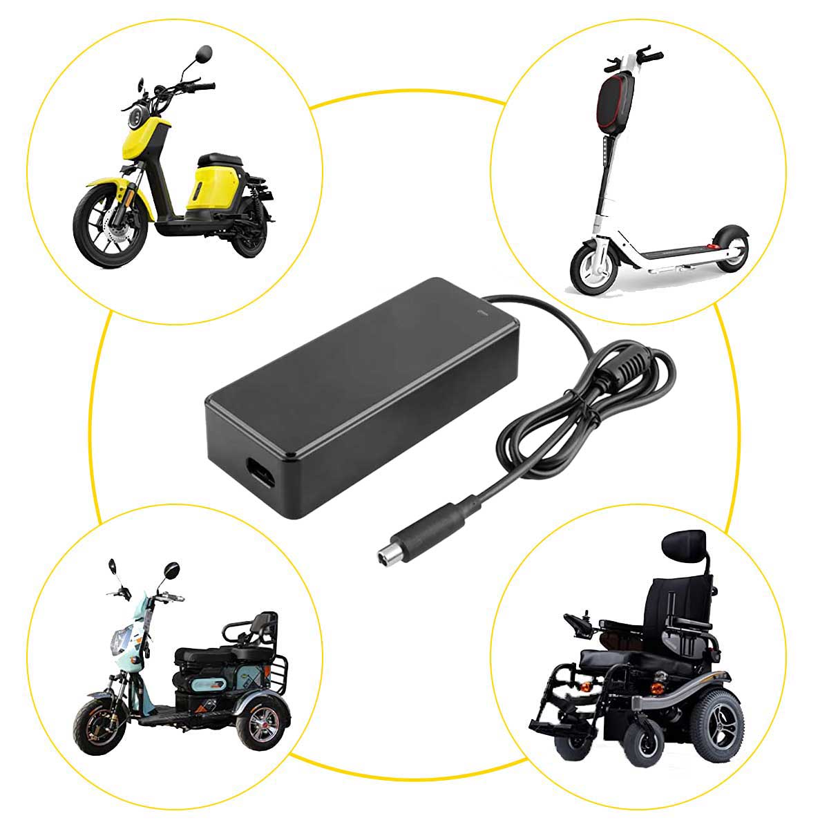 Incarcator Trotineta Li-ion Inteligent 67,2V - 2Ah, ElectroAZ