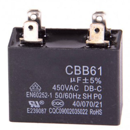 Condensator Dreptunghi Pornire Motor 1,8uF/450V-4C