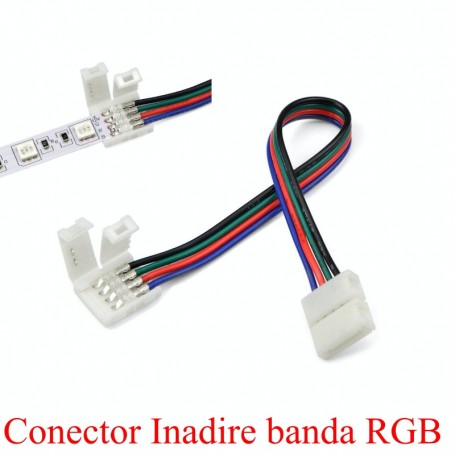 Conector Banda Led RGB 5050, 4 Fire