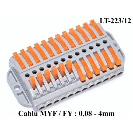 Conector Doza Cablu 12-12 LT-223/12
