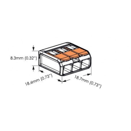 Conector Doza Rapid 3 Poli - Nou