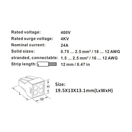 Conector Doza Rapid 4 Poli