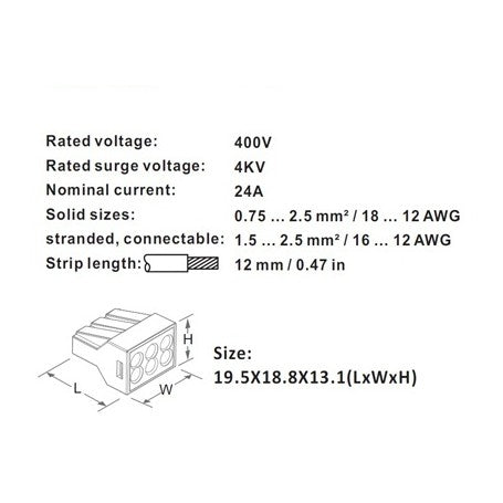 Conector Doza Rapid 6 Poli