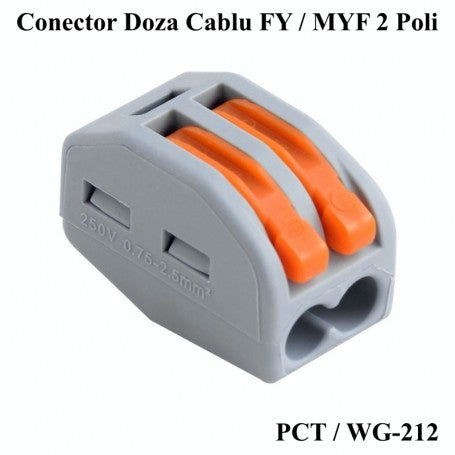 Conector Doza Rapid 2 Poli, ElectroAZ