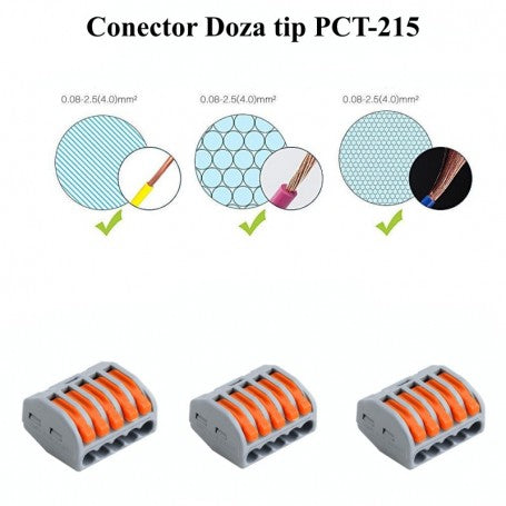 Conector Doza Rapid 5 Poli, ElectroAZ