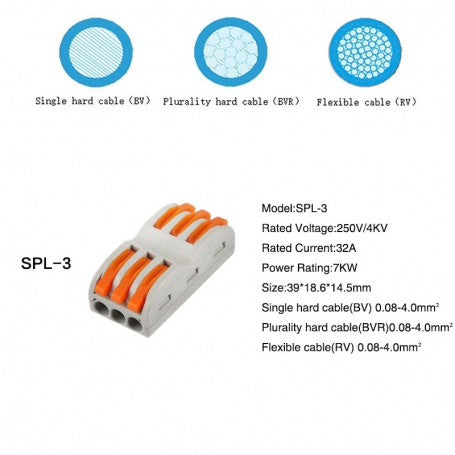 Conector Doza 3+3 Poli, ElectroAZ