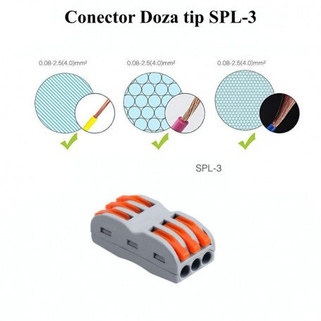 Conector Doza 5+5 Poli, ElectroAZ
