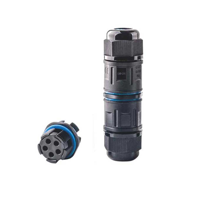 Conector Electric Impermeabil cu 3 Poli, IP68, Pentru Cablu 5-11mm, ElectroAZ