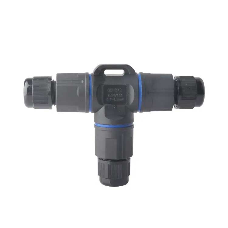 Conector Electric Impermeabil IP68 pentru 3 Cabluri - 4 poli, ElectroAZ