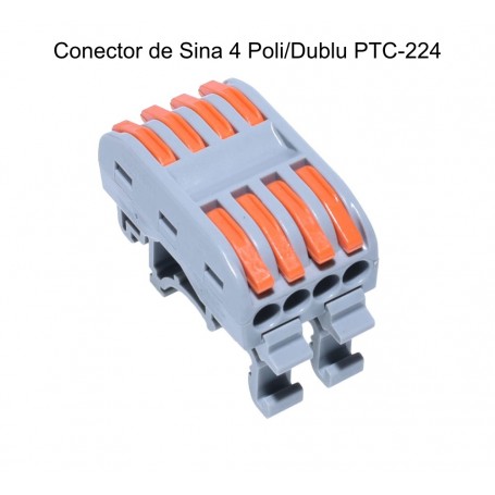 Conector De Sina 4 Poli/Dublu PCT-224