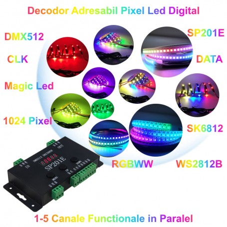 Controler Led Pixel Digital SP901E