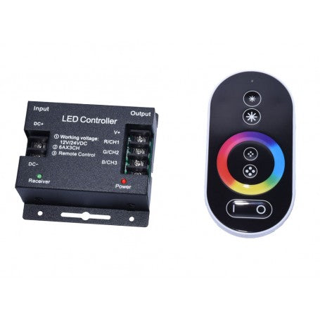 Controler Led RGB cu Touch, 12V/24V