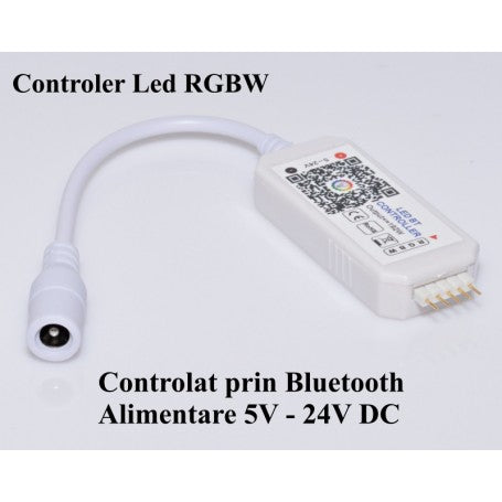 Controler Led RGBW cu Bluetooth 5-24V