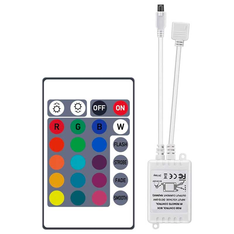 Banda LED RGB, Kit Complet Plug & Play, Lungime 5m, Accesorii incluse, ElectroAZ