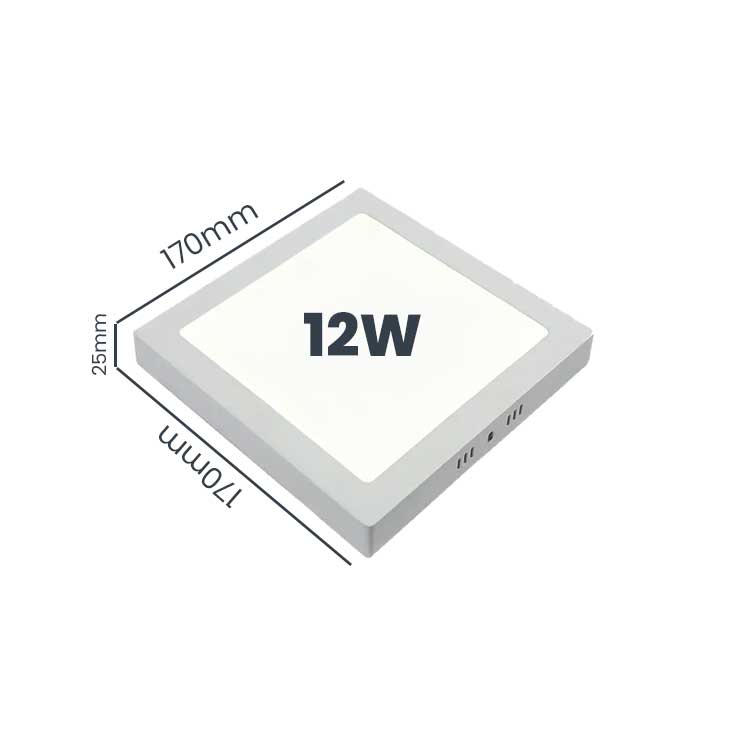 Aplica Led Patrata,Aparenta, Driver IC inclus, Putere12W, ElectroAZ