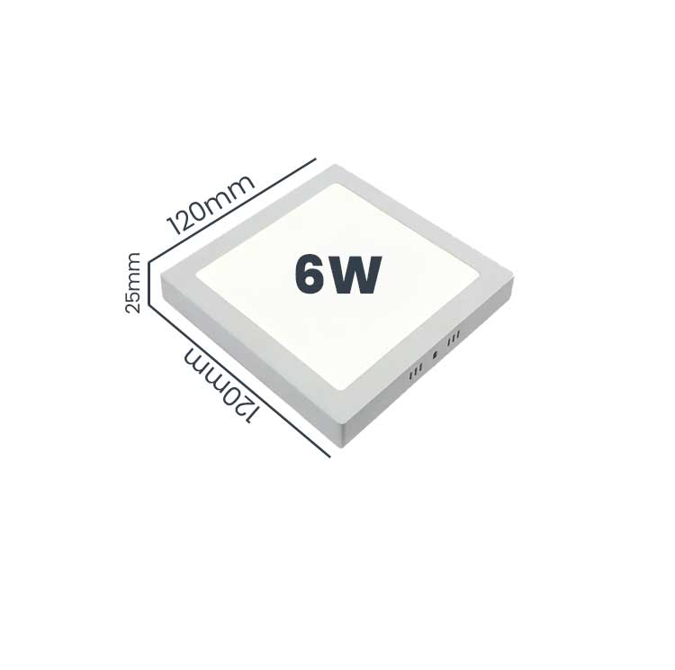 Aplica Led Patrata,Aparenta, Driver IC inclus, Putere 6W, ElectroAZ