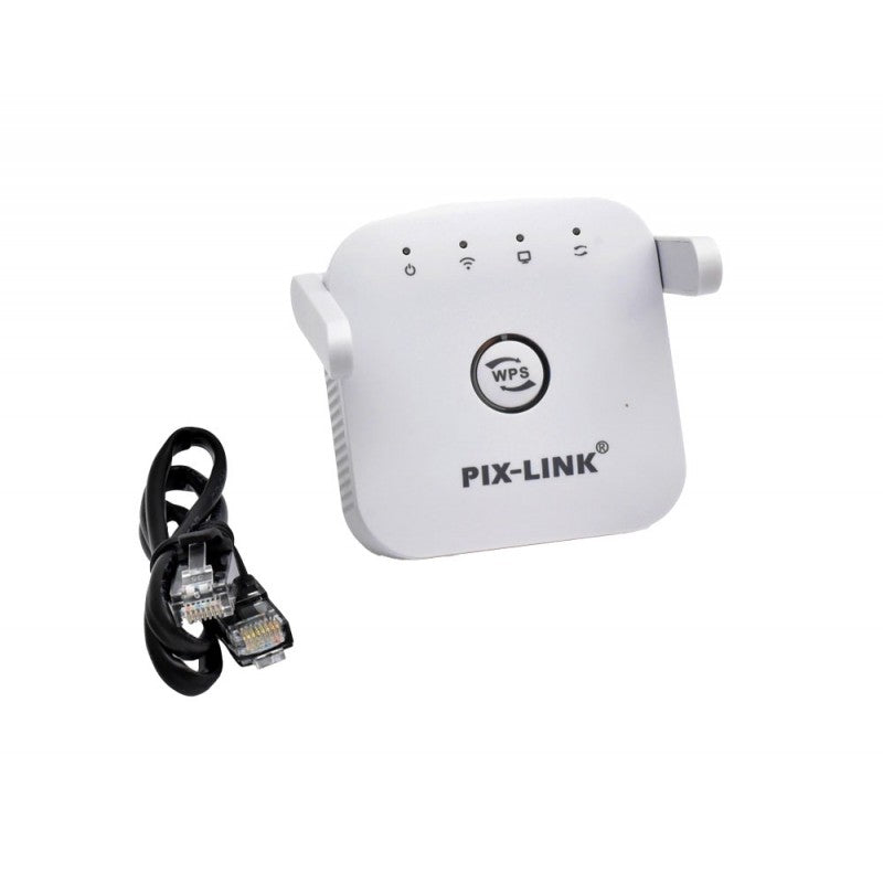 Extender Wireless N 2 Antene 300Mbps, Pix-Link WPS