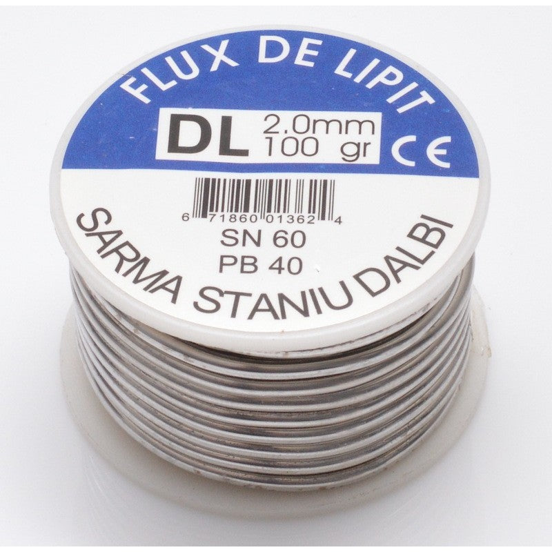 Fludor de Lipit cu pasta ,100g - 2mm , SN60/PB40