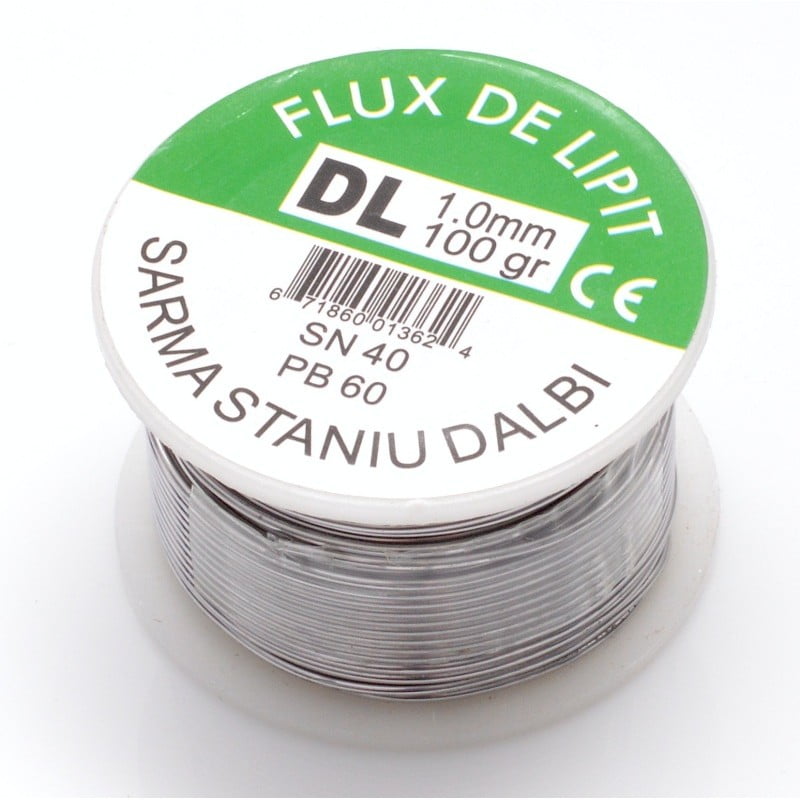 Fludor de Lipit cu pasta ,100g - 1mm , SN40/PB60