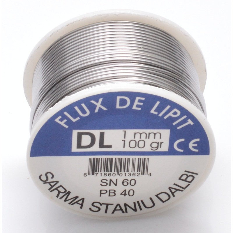 Fludor de Lipit cu pasta ,100g - 1mm , SN60/PB40