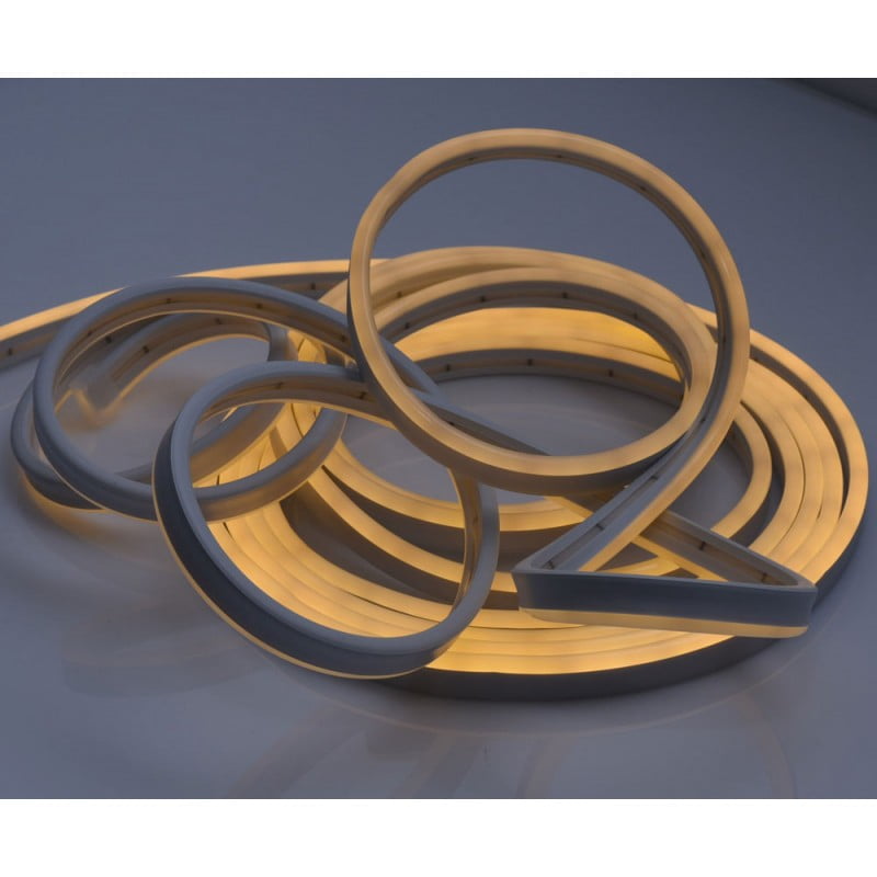 Banda Led Neon Flexibil, 5m, Alb-cald