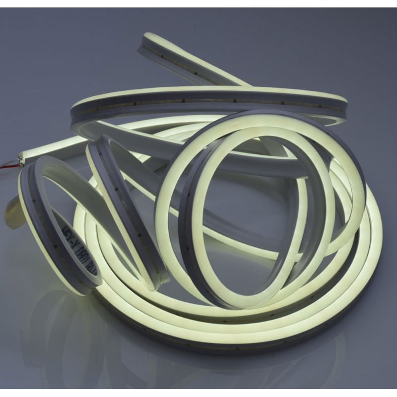 Banda Led tip Neon, 12V, 5m, Alb-Rece