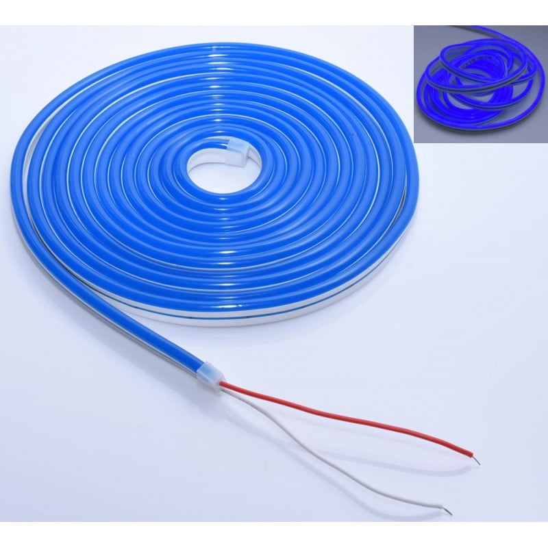 Banda Led Neon, Flexibil, 5m, Albastru