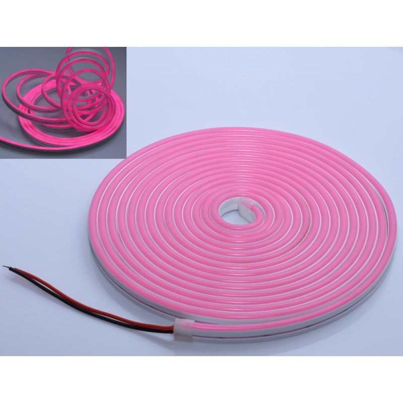 Banda Led Neon, Flexibil, 5m, Roz