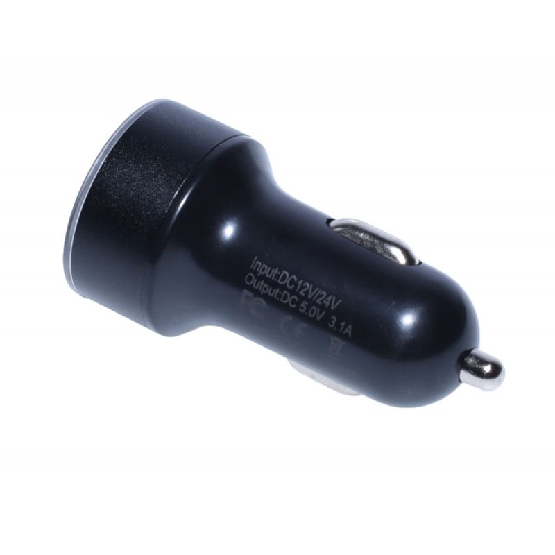 Alimentator Auto 2 X USB 3,1A Cu Voltmetru