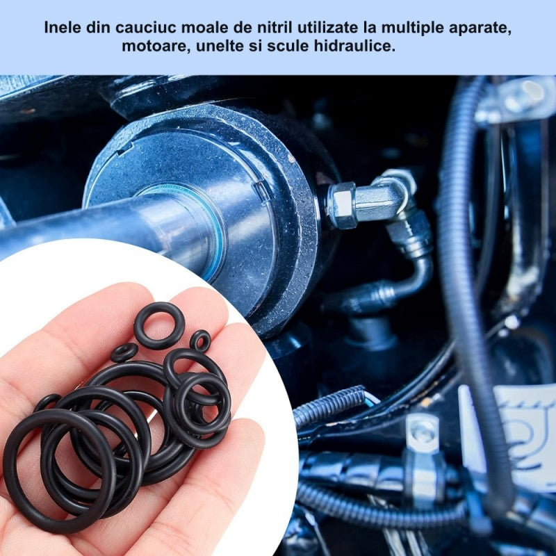 Inele din Cauciuc Nitril - 200Buc/Set