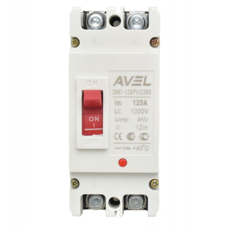 Intrerupator de Circuit Solar MCCB 2P-125A / 1000V DC