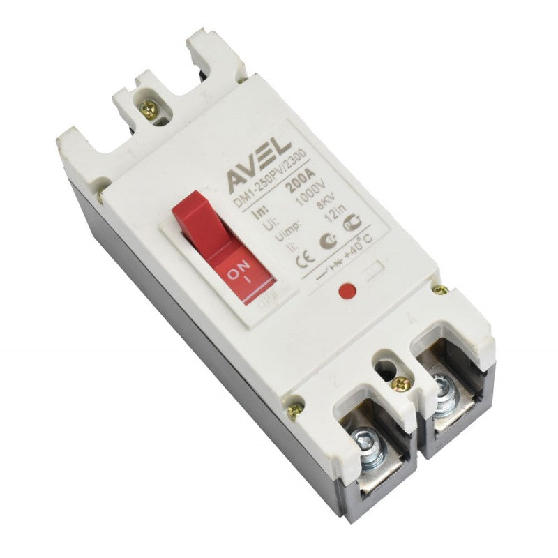 Intrerupator de Circuit Solar MCCB 2P-200A / 1000V DC