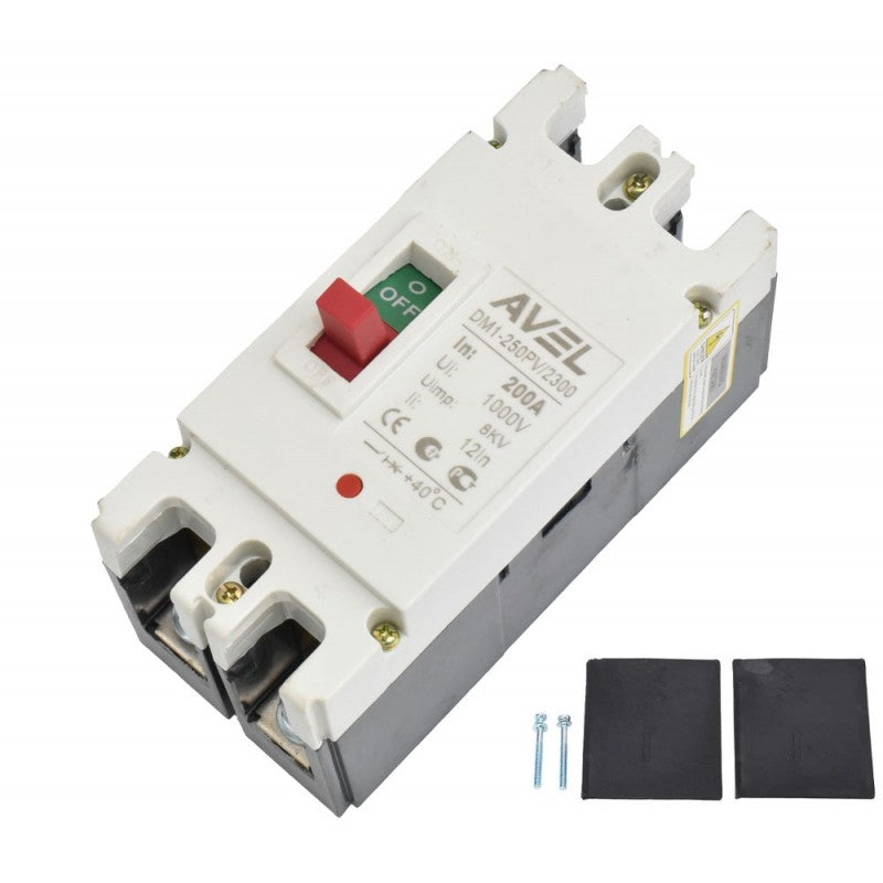 Intrerupator de Circuit Solar MCCB 2P-200A / 1000V DC