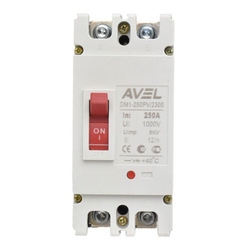 Intrerupator de Circuit Solar MCCB 2P-250A / 1000V DC