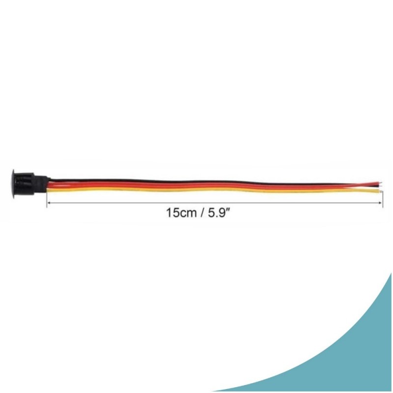 Intrerupator cu Touch, Senzor 13mm, Dimabil 12V-2,5A / HST06 - NEGRU