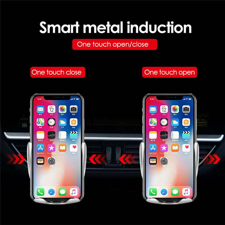 Incarcator Auto Wireless cu Suport Pentru Telefon