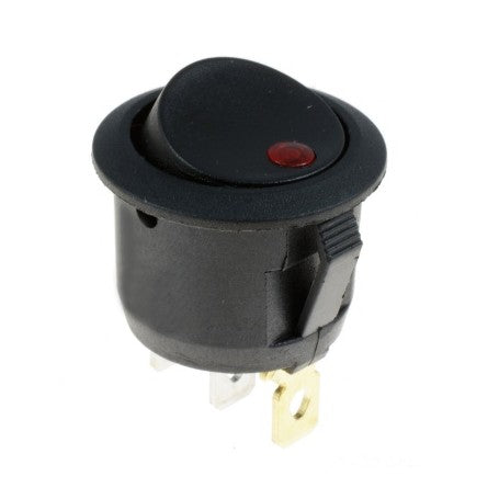 Intrerupator Buton ON-OFF LED Rosu 250V