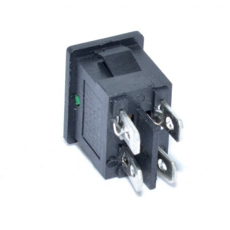 Intrerupator ON/OFF Mic 220V Led Verde 4C