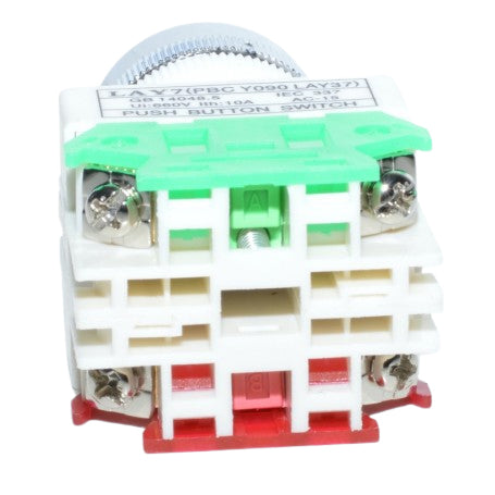 Intrerupator Push Buton Motor LAY-7 Rosu