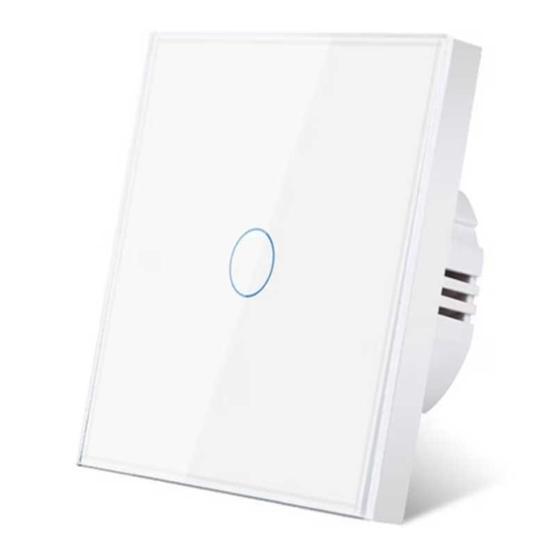 Intrerupator touch Alb Classlights, Sticla securizata, LED